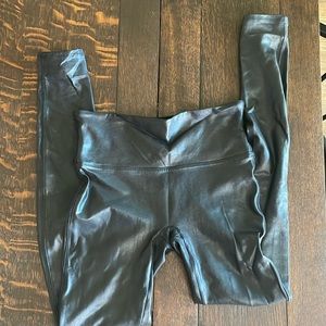 Spanx Faux Leather leggings size s/p